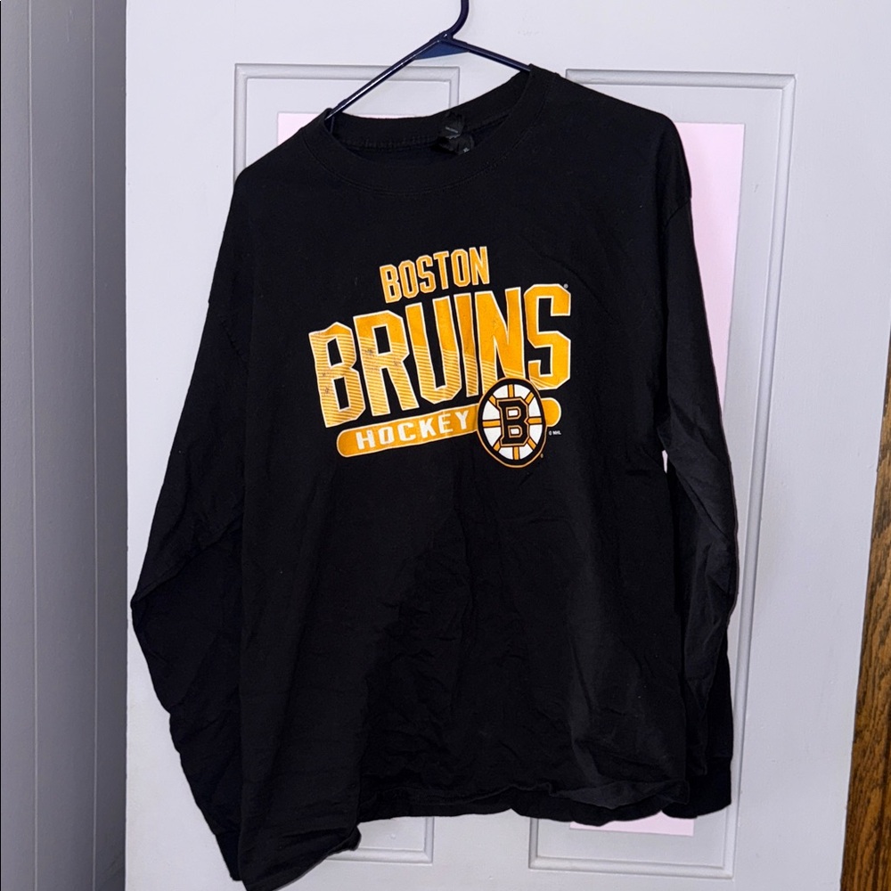 Boston Bruins Black Long Sleeve Shirt